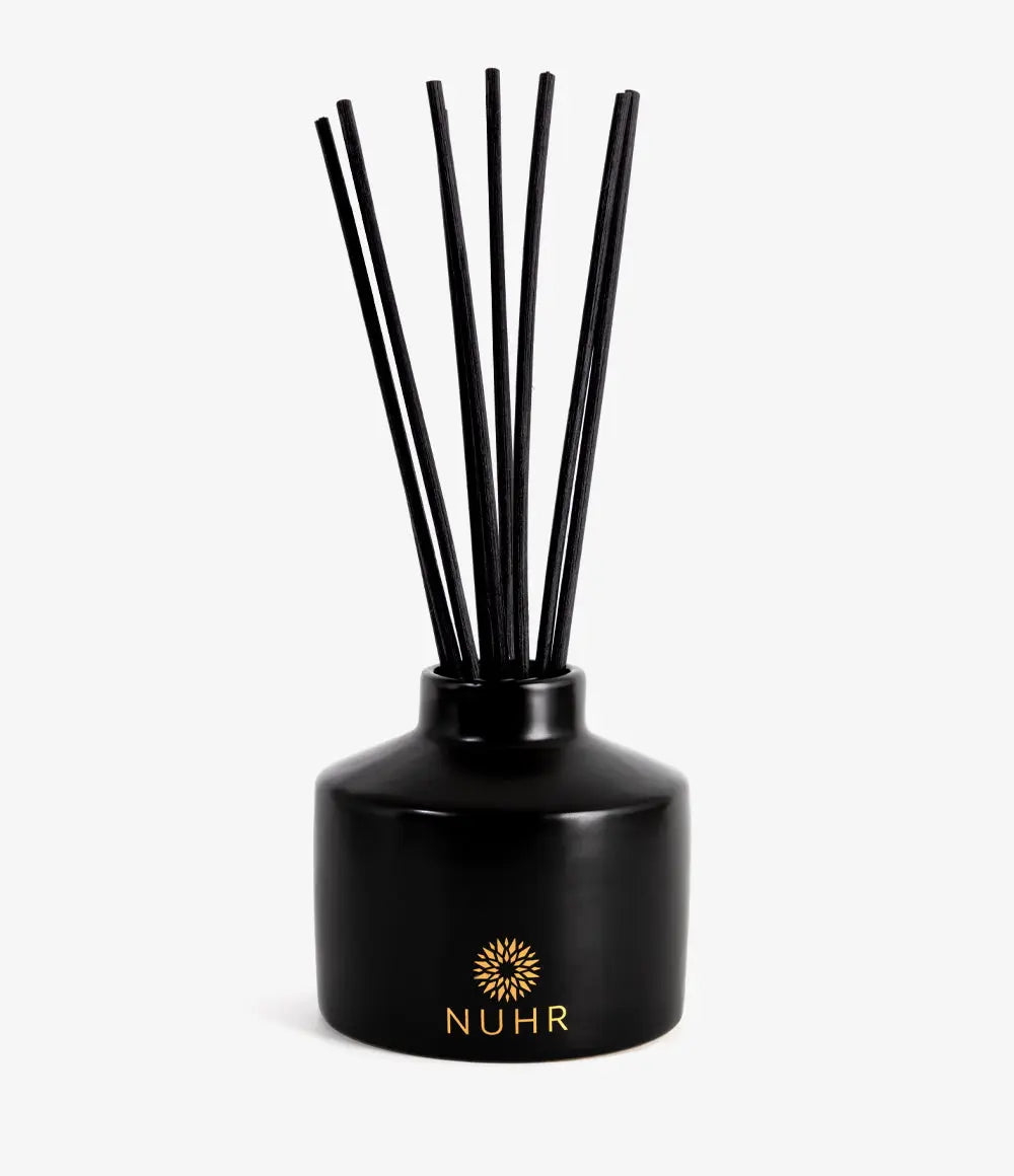 Dubai Reed Diffuser 200ml / 400ml in Black or White Ceramic Holder NUHR Home