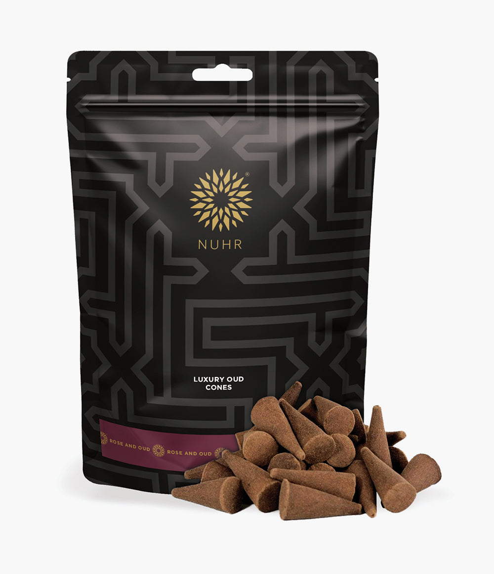 Rose and Oud Incense Cones Refill pack