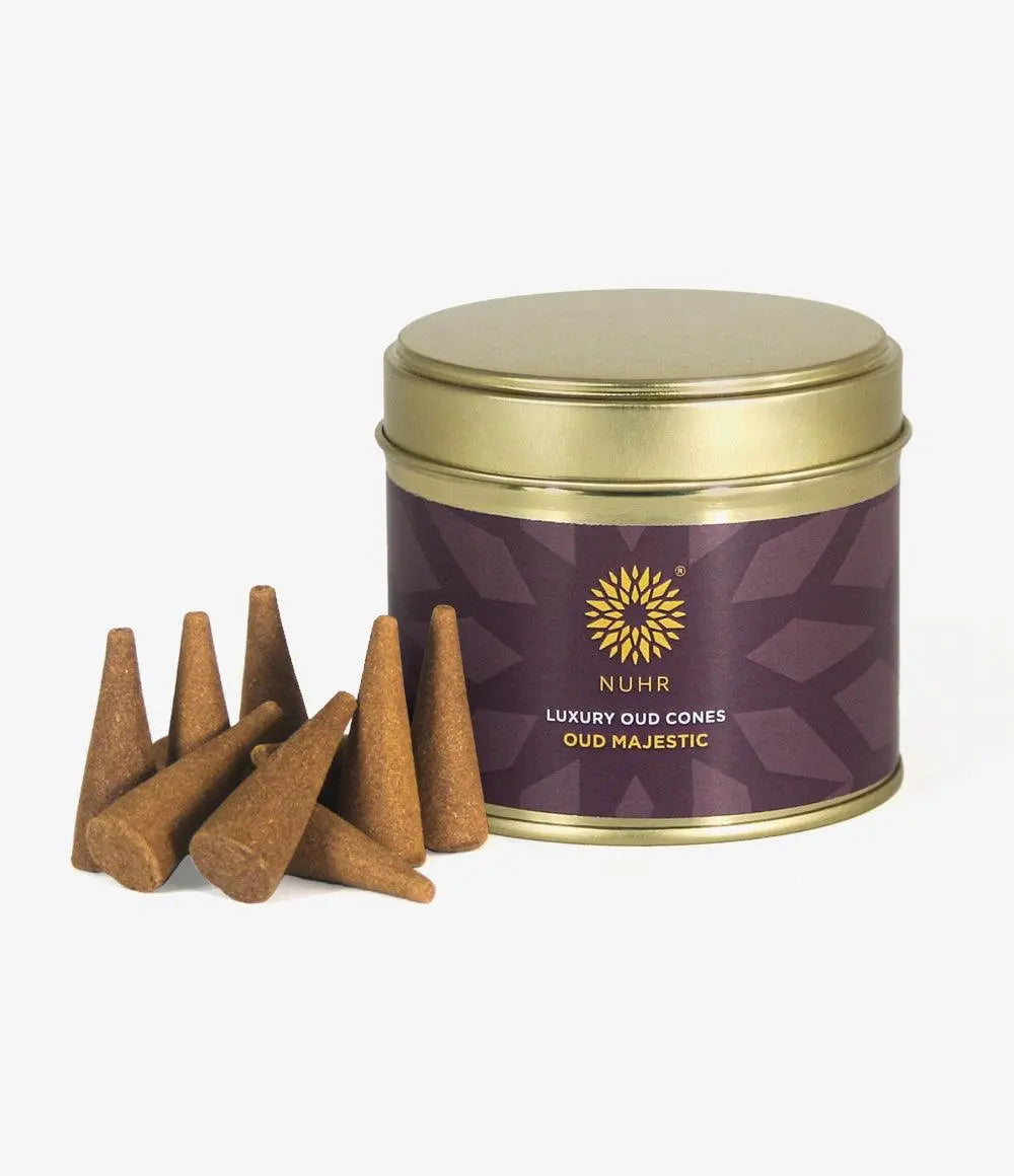 Oud Majestic Incense Cones NUHR Home