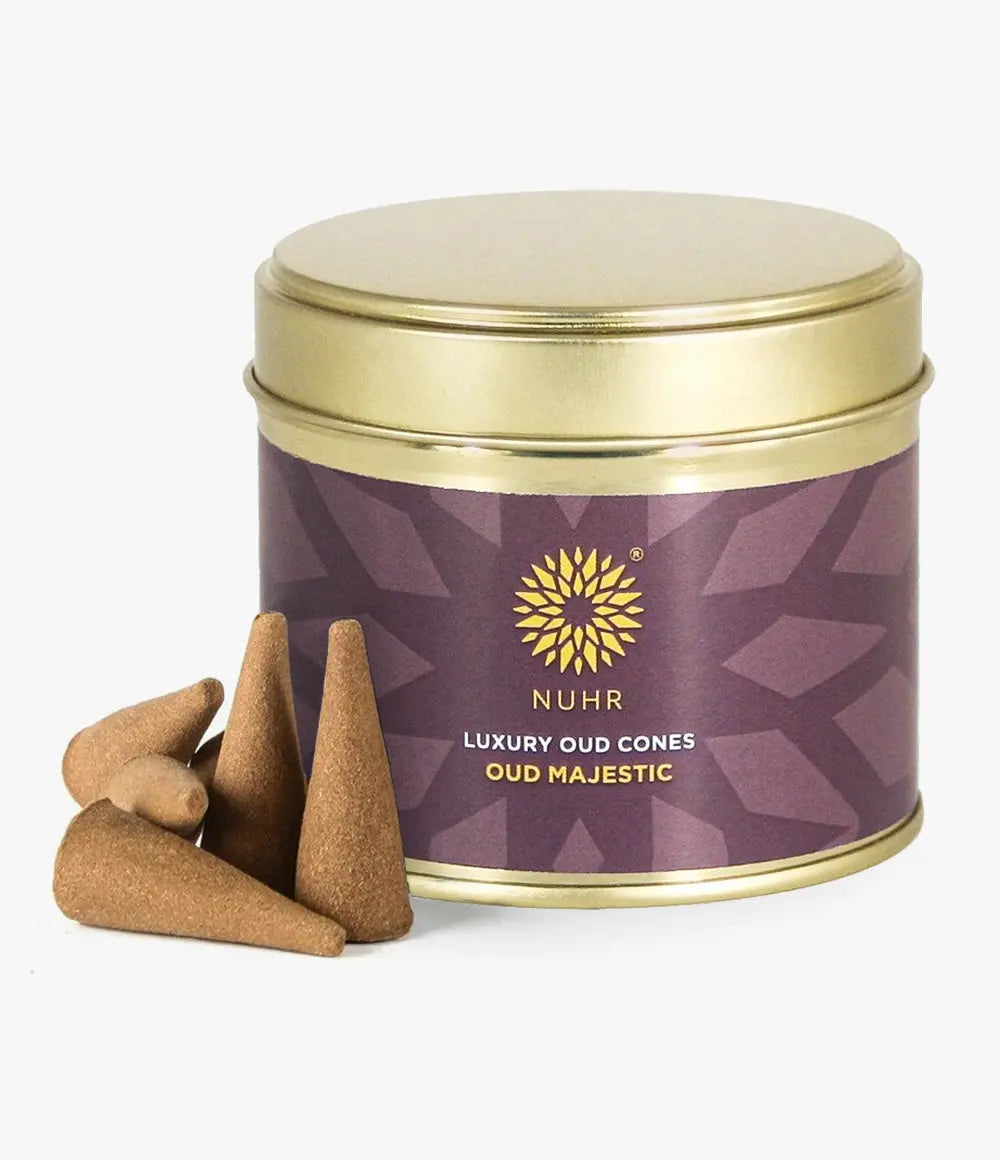 Oud Majestic Incense Cones NUHR Home