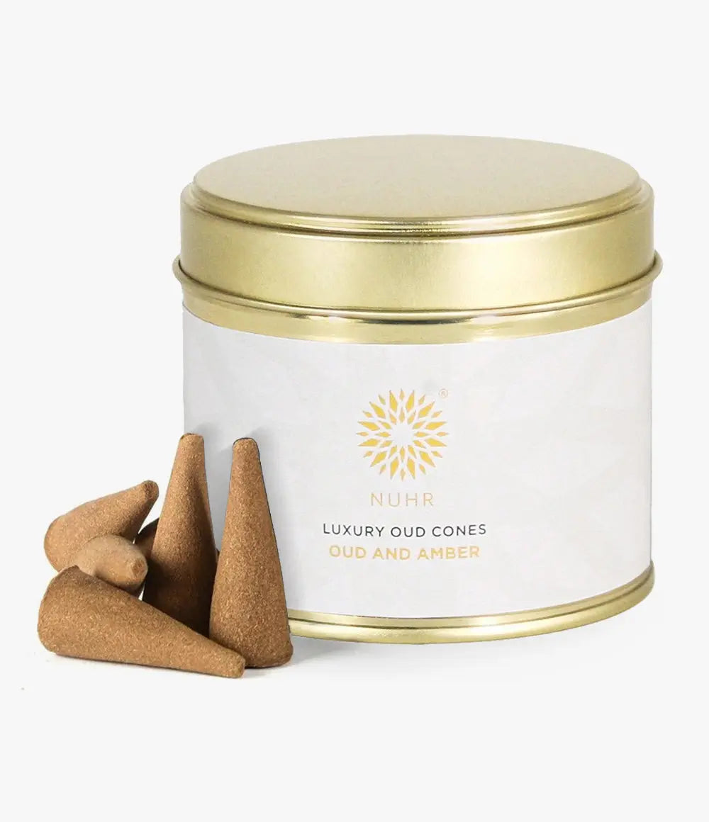 Luxury Oud Incense Cones - Oud and Amber