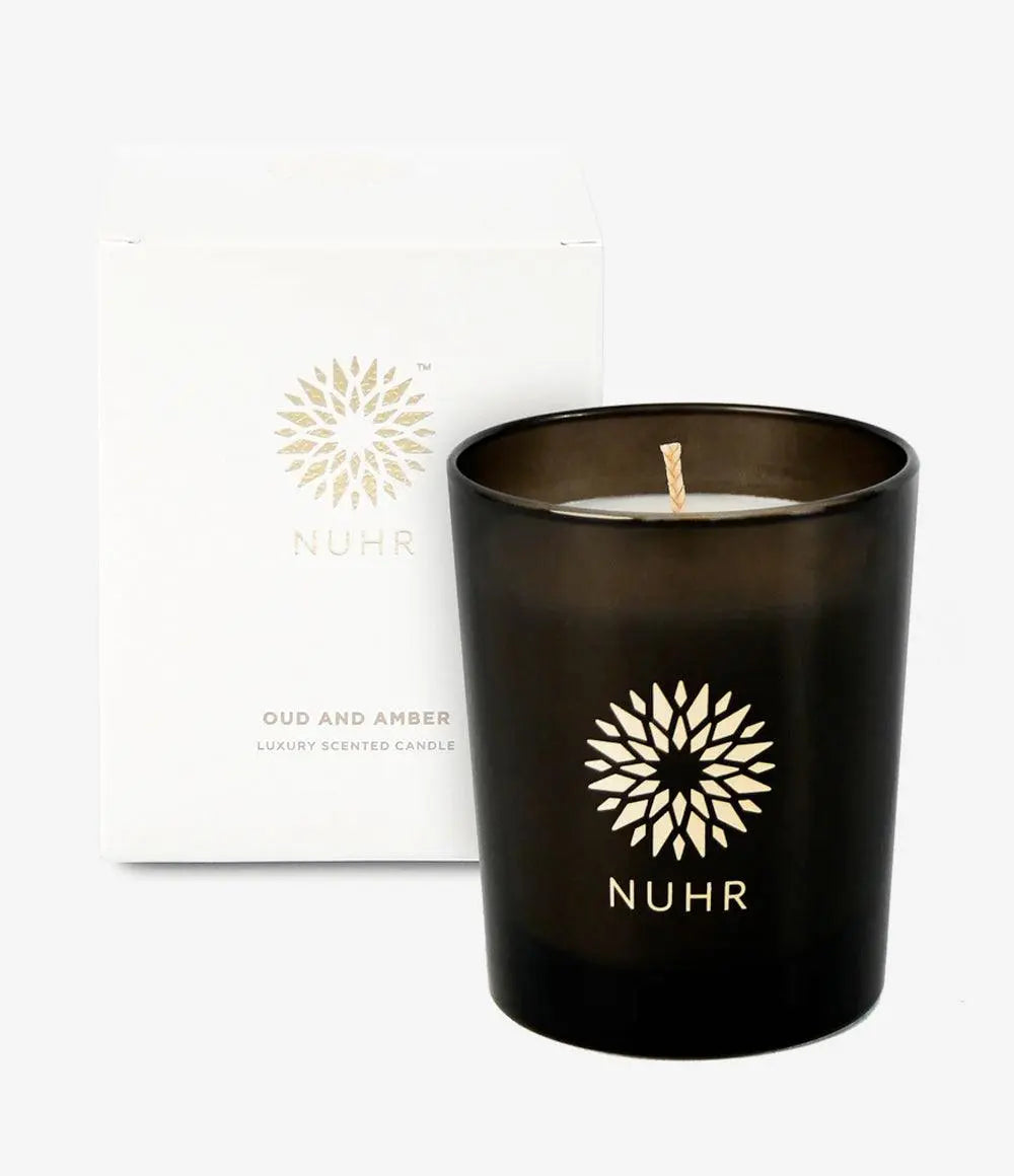 Oud & Amber Luxury Scented Candle NUHR Home