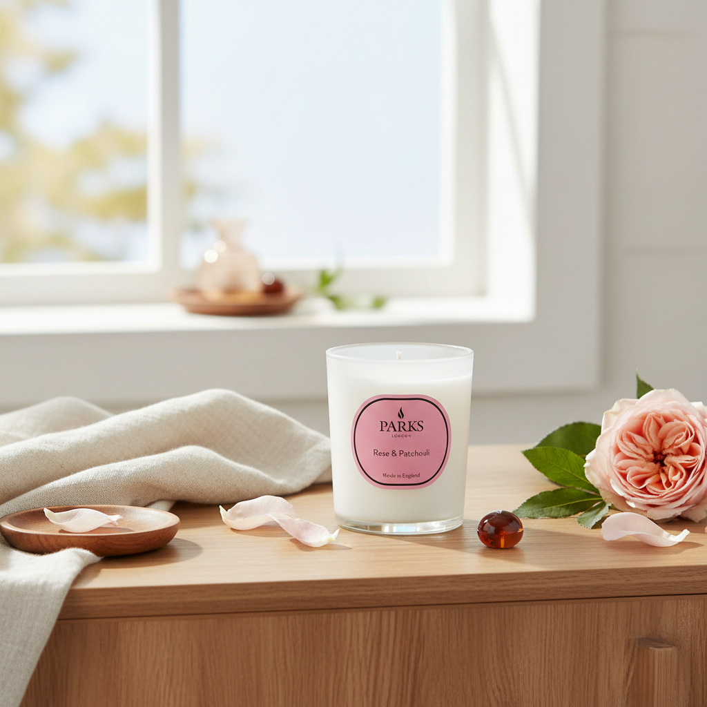 Rose & Patchouli Candle — 180g