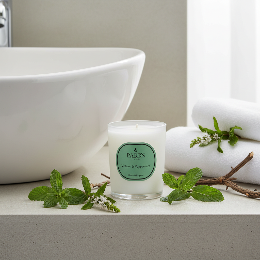 Vetiver & Peppermint Candle — 180g