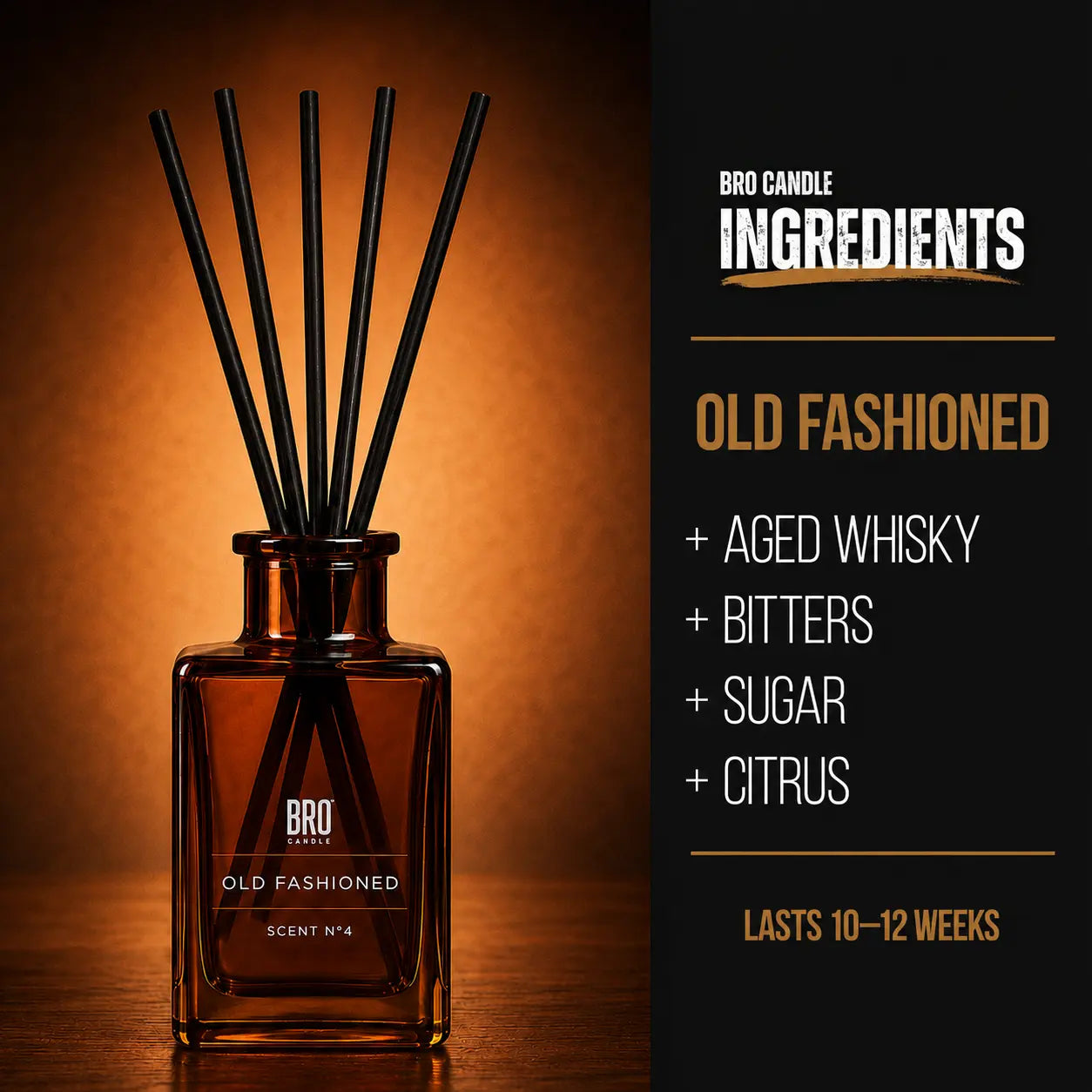 Old Fashioned Reed Diffuser Bro Candle