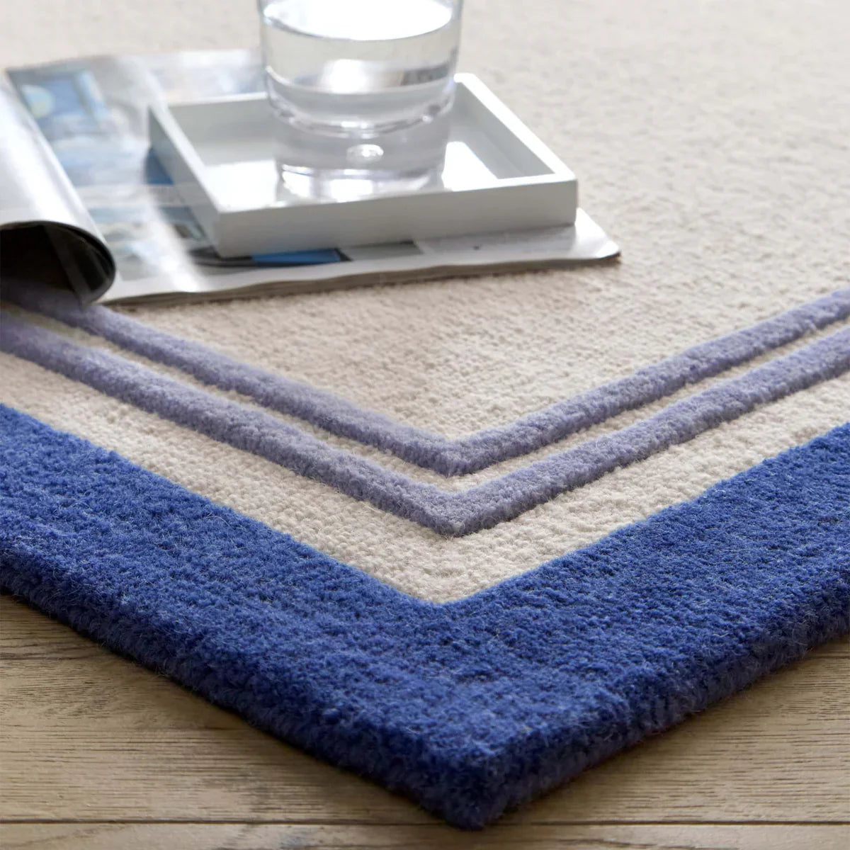 Origins Borders Rug | Blue