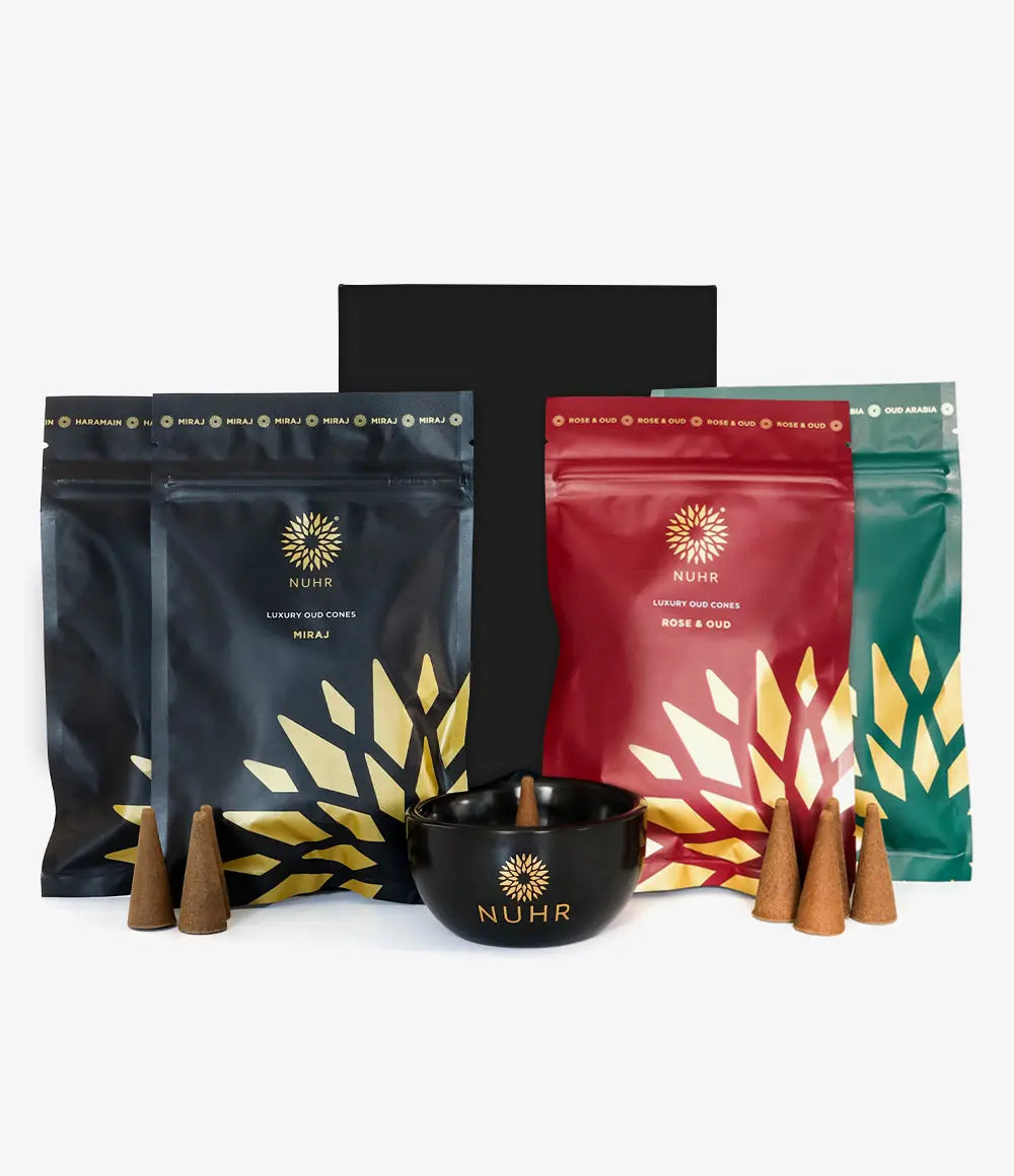 Oud Incense Cones Gift Set - Fragrances of Makkah and Madinah