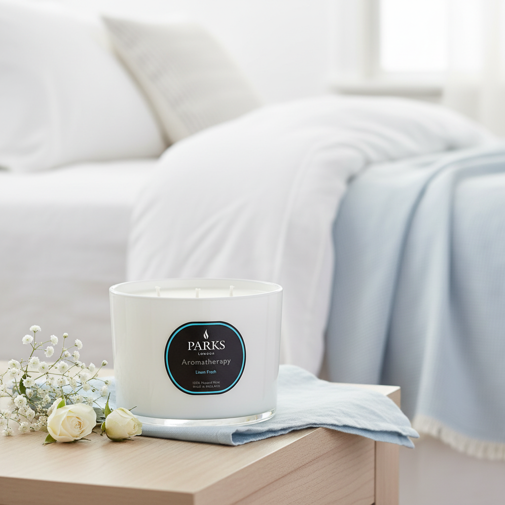 Linen Fresh 3 Wick Candle
