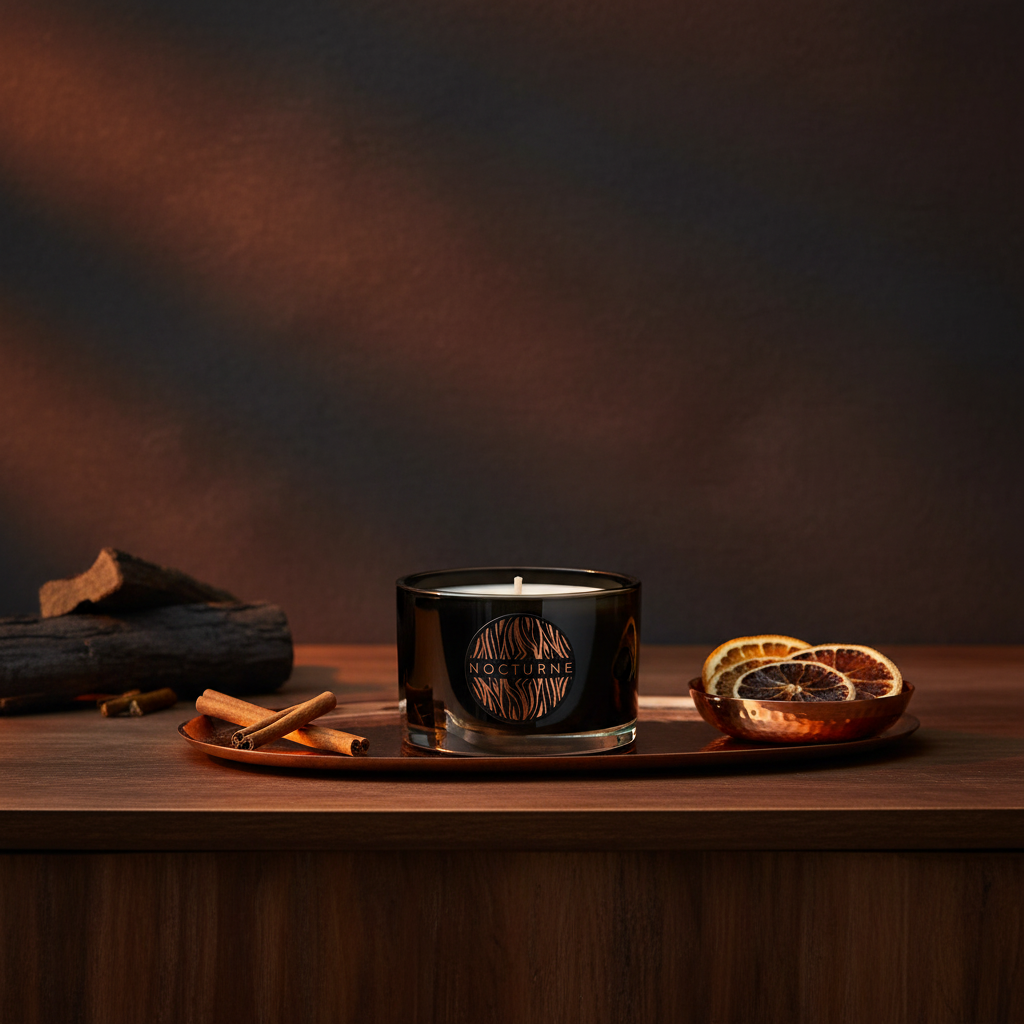 Nocturne Fireside Embers Travel Candle