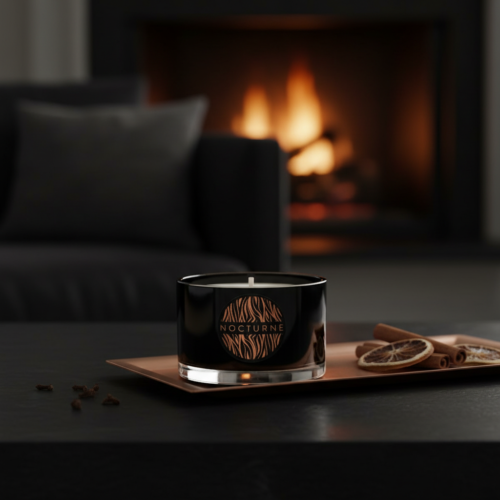 Nocturne Fireside Embers Travel Candle