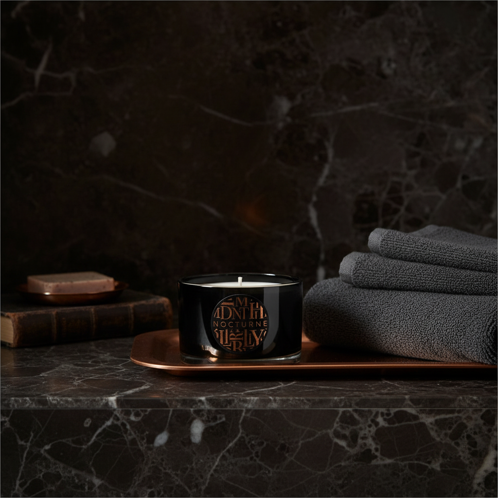 Nocturne Midnight Library Travel Candle