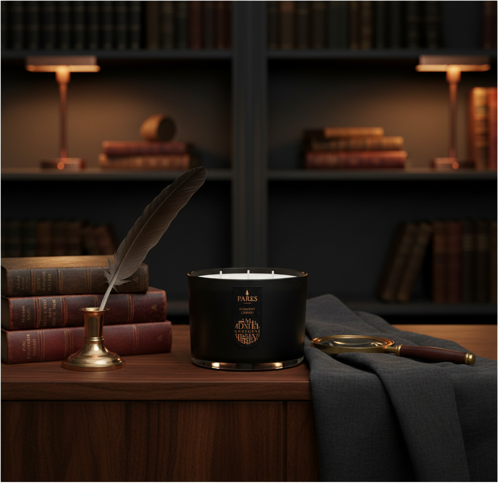 Midnight Library 3 Wick Candle