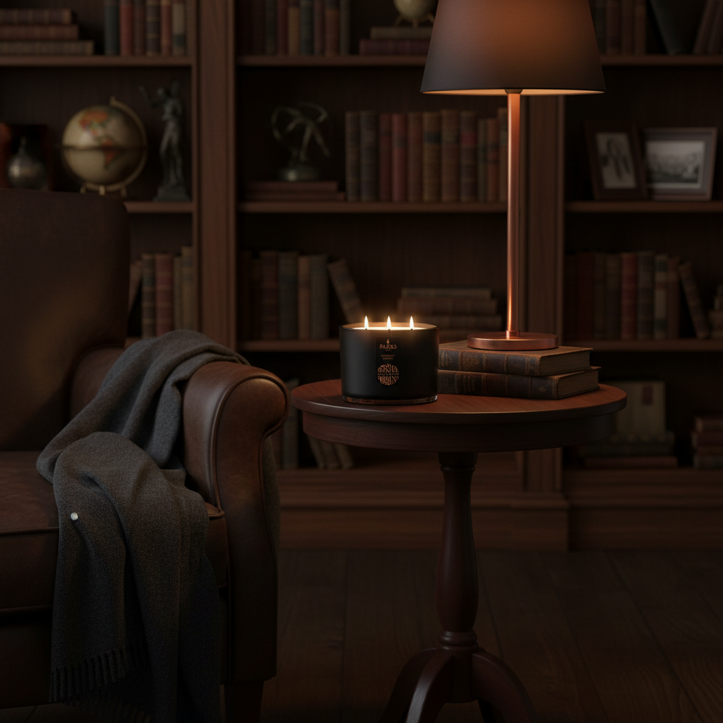 Midnight Library 3 Wick Candle