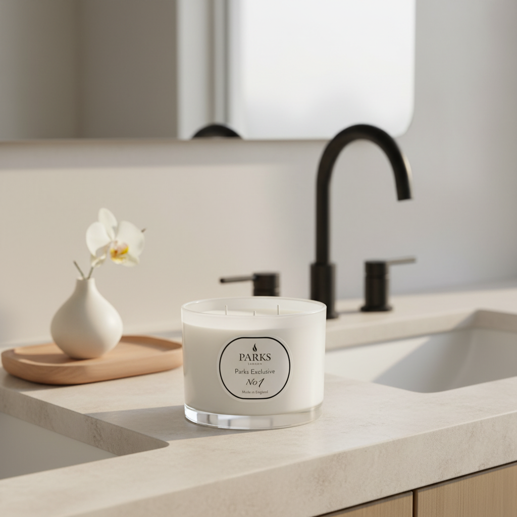 No. 1 - Sandalwood & Vanilla 3 Wick Candle