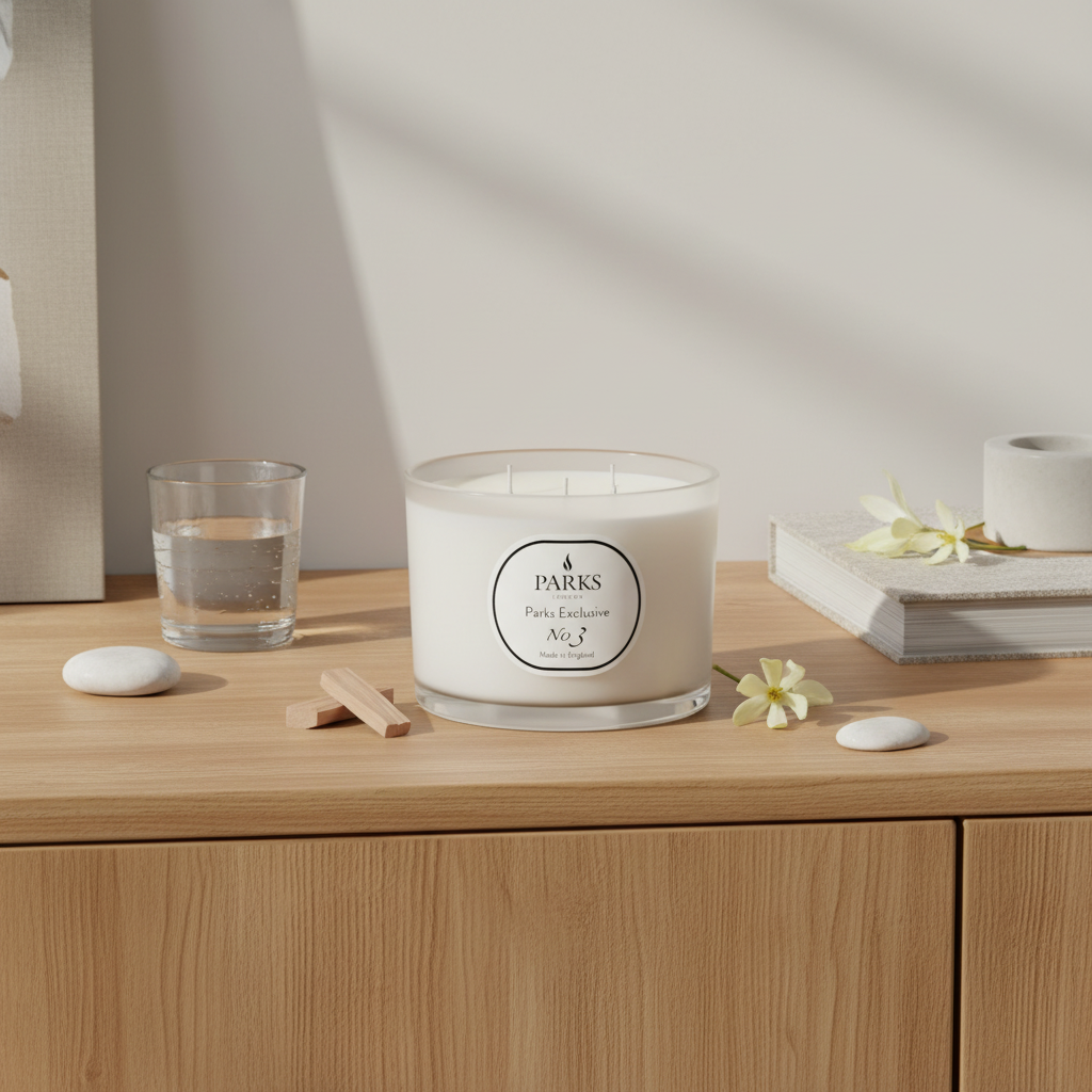 No. 3 - Sandalwood and Ylang Ylang 3 Wick Candle