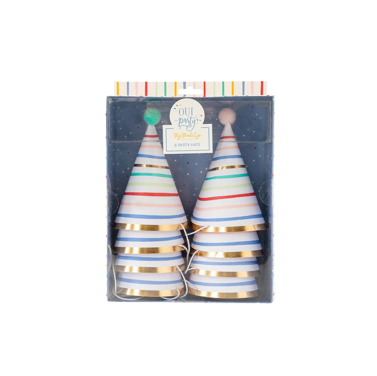 Oui Party Birthday Hat Set