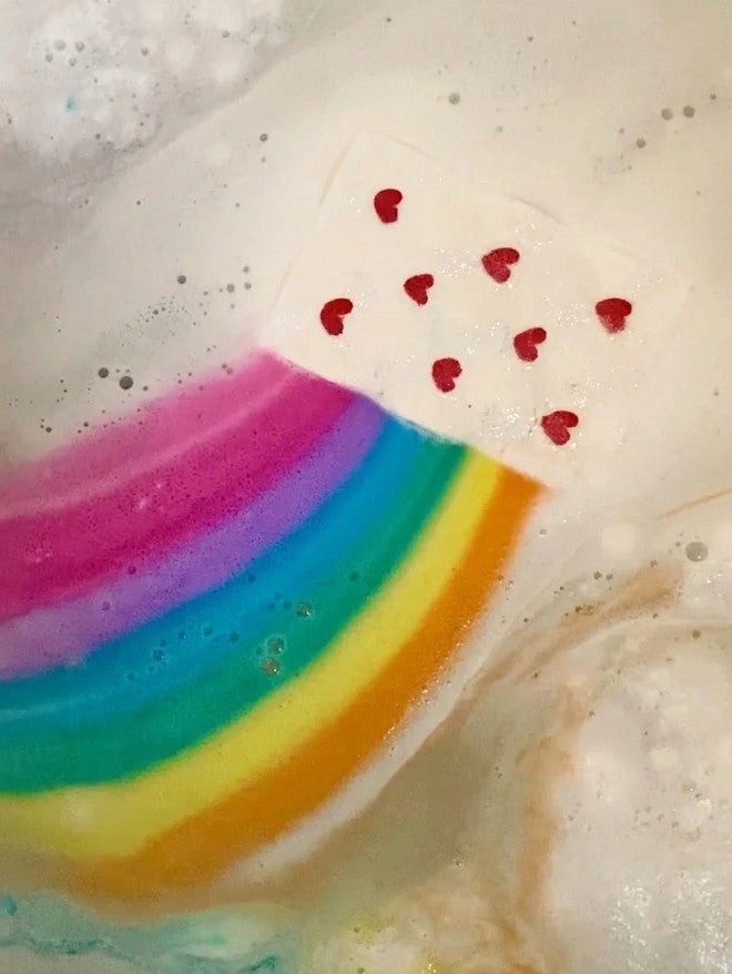 Rainbow Pillow Handmade Bath Bomb | Pack of 2