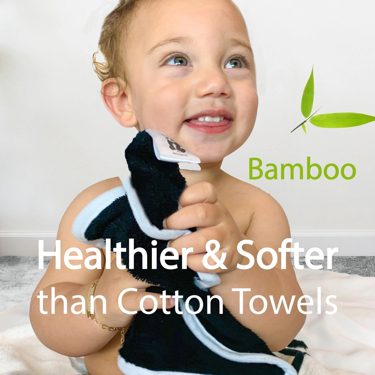 Bamboo Panda Baby Bath Essentials (Set of 8)