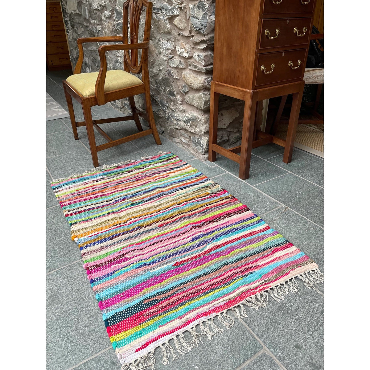 SHANTI Shabby Chic Rag Rug