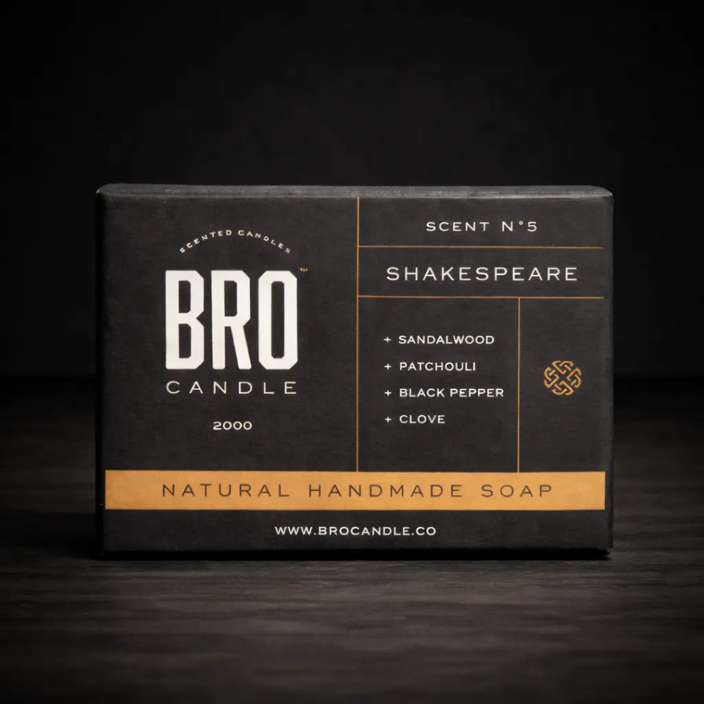 The Shakespeare Soap Bro Candle