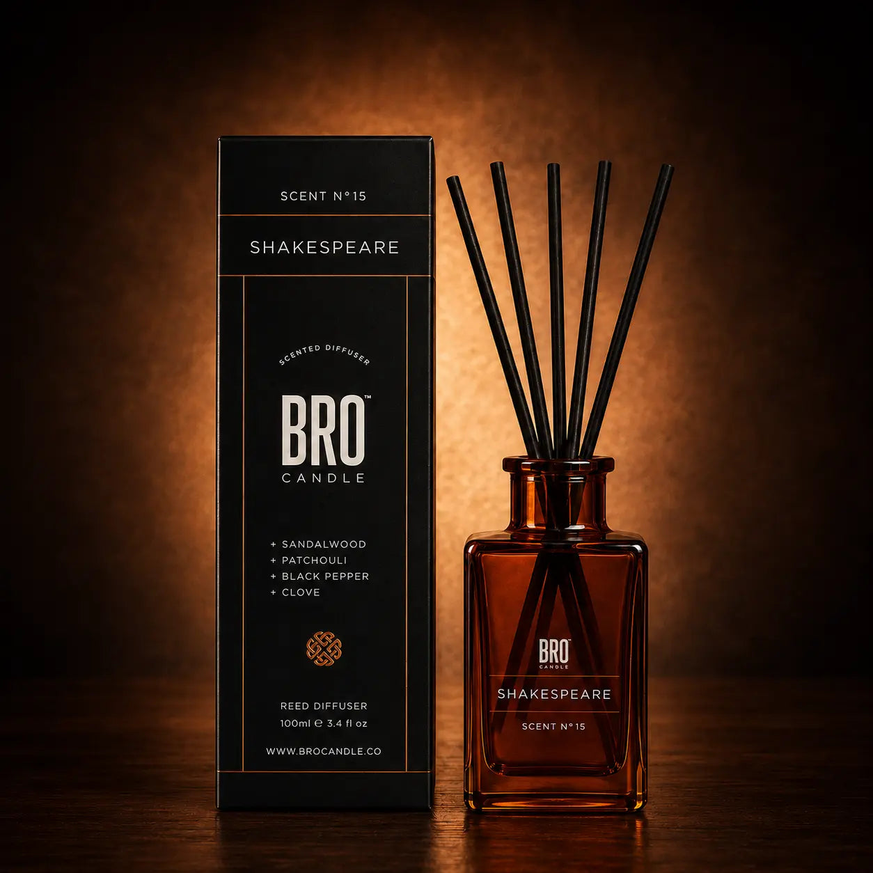 Shakespeare Reed Diffuser Bro Candle
