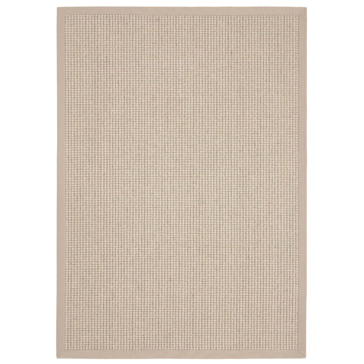 Sisal Boucle Rug | Beige Border