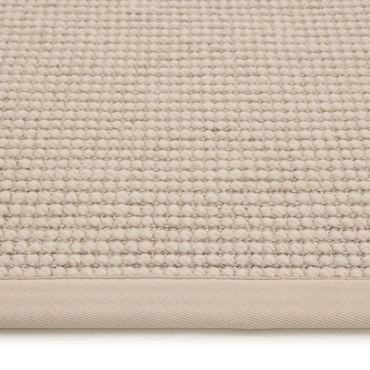 Sisal Boucle Rug | Beige Border