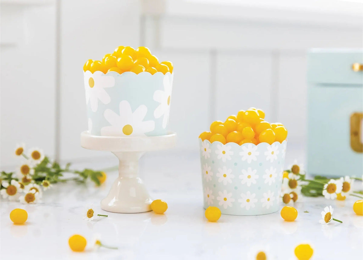 Spring Daisy Food/Baking Cups (50 pcs)