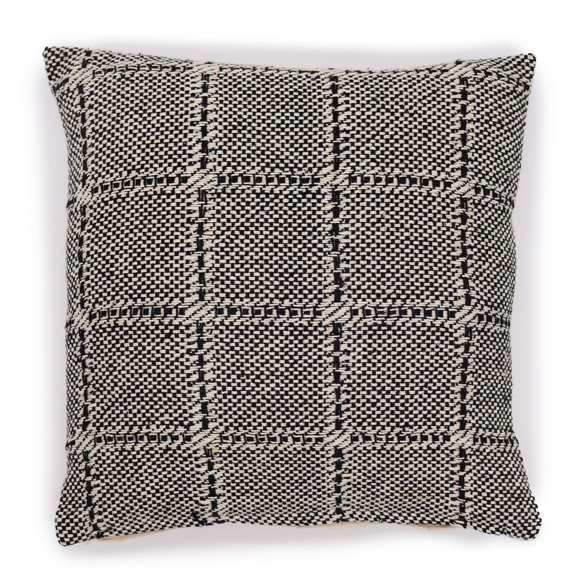 Squares Grey cushion cover