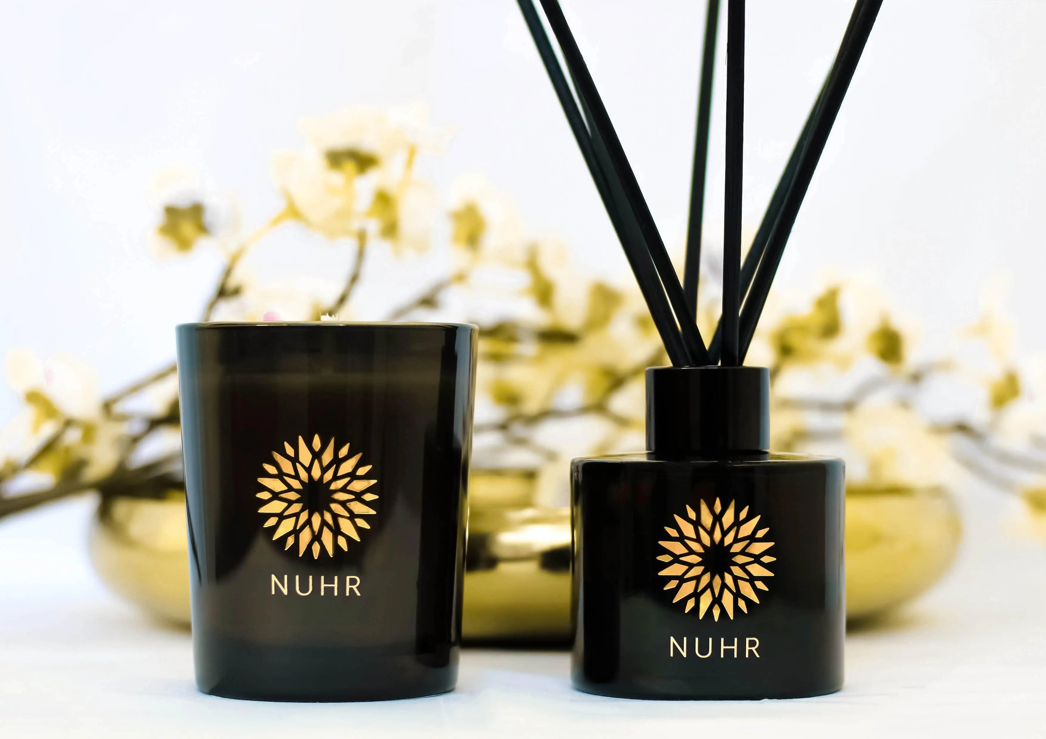 Oud & Amber Luxury Reed Room Diffuser NUHR Home