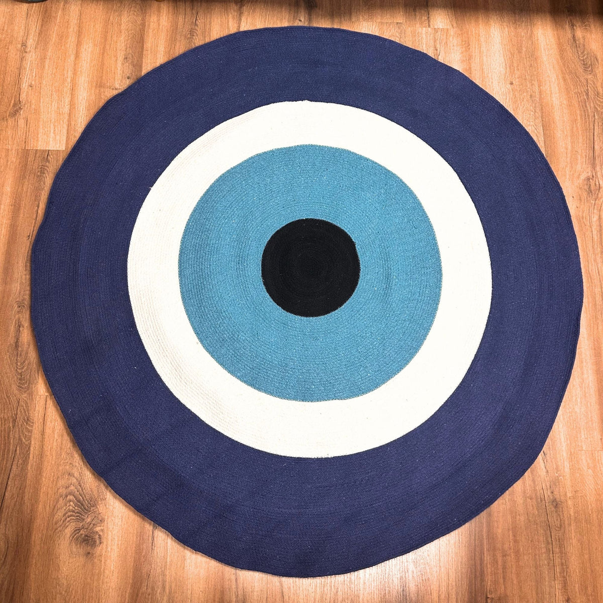 Cotton Rope Evil Eye Rug | 150 X 150cm