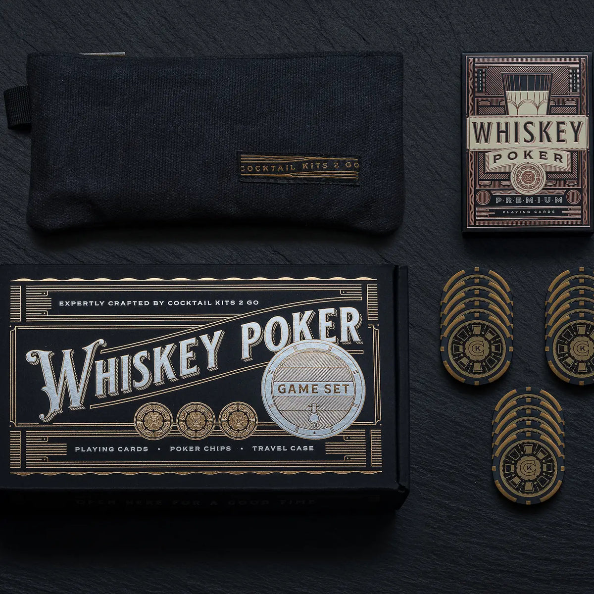 Whiskey Poker Game Set