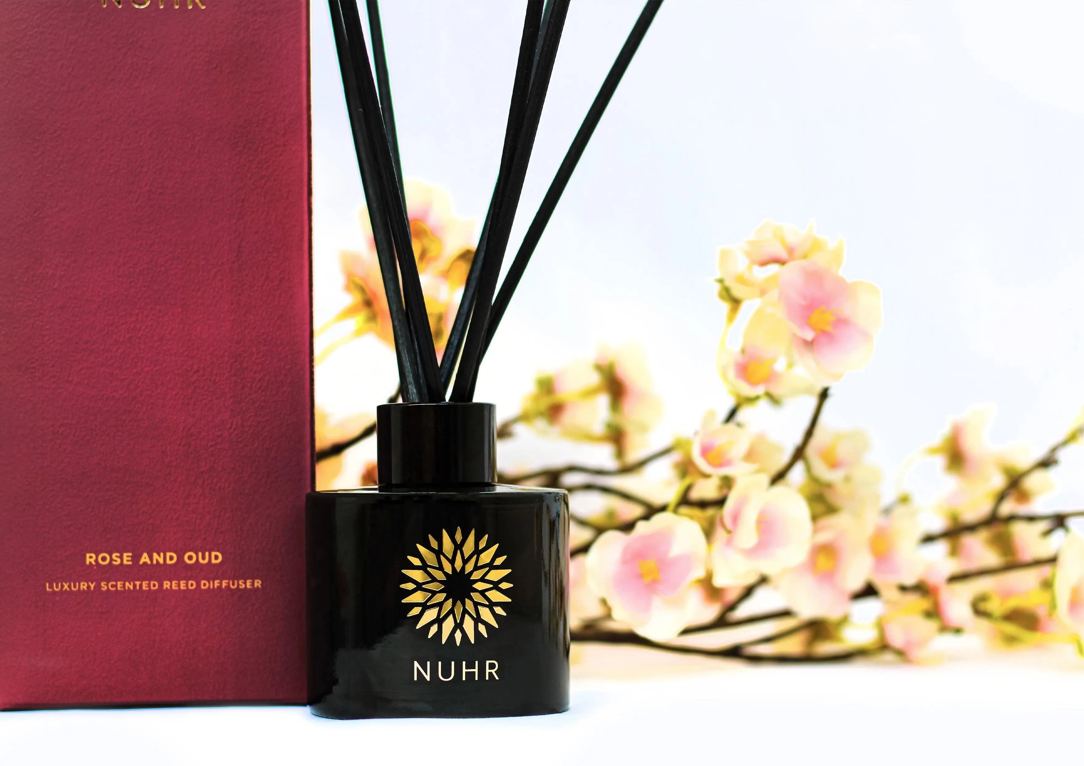 Rose & Oud Luxury Reed Diffuser NUHR Home