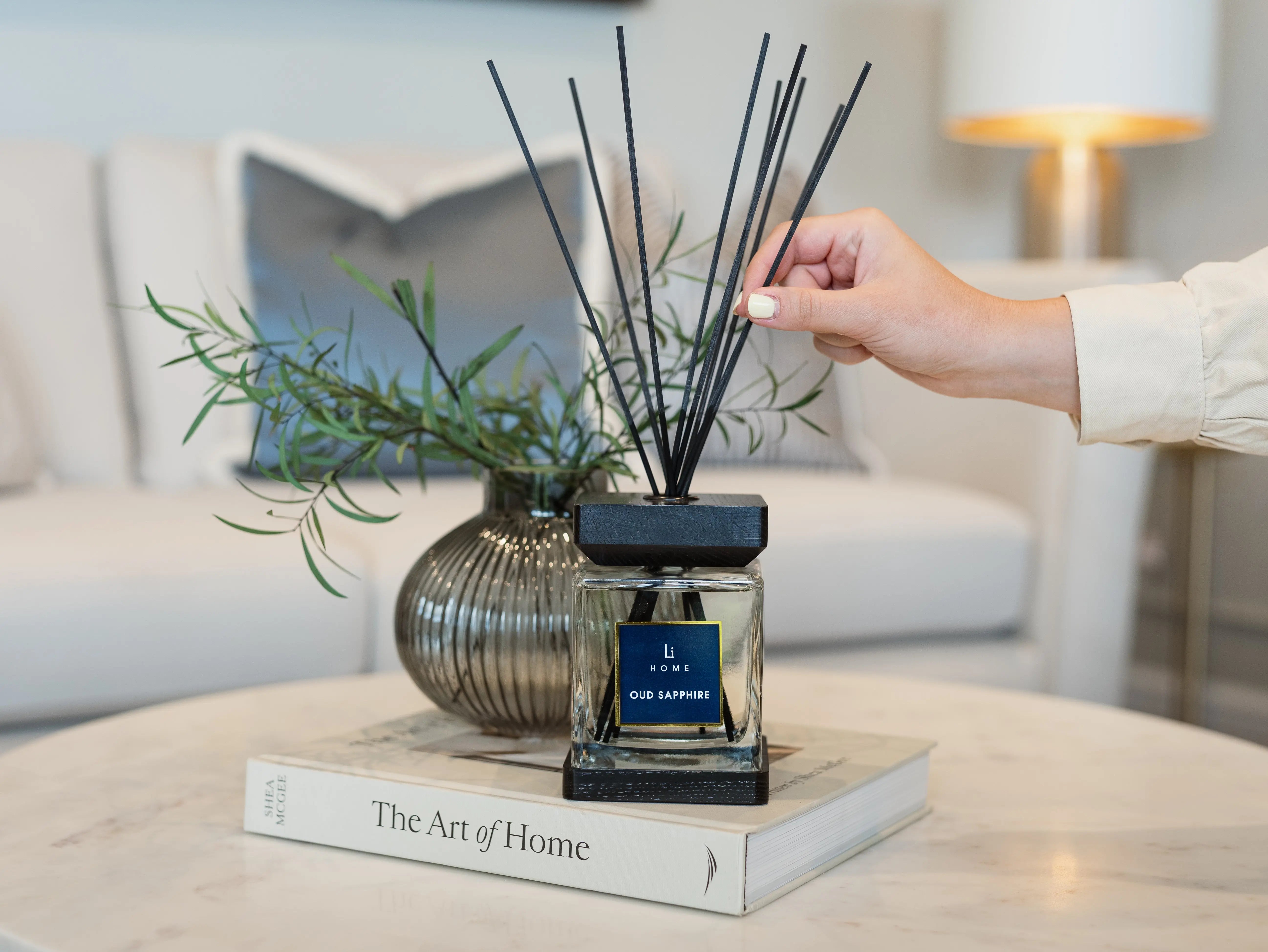 Luxury Square Diffuser - Oud Sapphire Lifestyle Home Collection